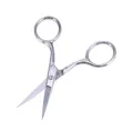 Stainless Steel Mustache & Beard Scissor For Men Beard Mustache Trimming Scissors Hair Care Grooming Tool, Professional Scissors Hair Cutting - Small Travel Facial Hair Scissor for Eyebrows, Nose, Moustache, Beard. 