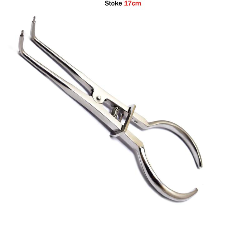 Premium Quality Endodontic Rubber Dam Stoke Clamp Forceps Hygienic Endo Clamps Pliers 17cm