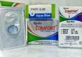 COMFORT Soft Colour Lens Multi Color Eye Lenses Soft Eye Lenses with Free Water and KIT Aqua Blue - Green - Sky Blue - Violet - Hazel. 