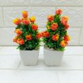 Pack of 2 Artificial Flowers For Home Decoration Plant for Office Table Indoor Plant Home Decor Party Decore. 
