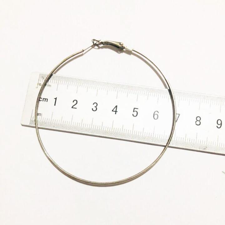 70%20MM%20Diameter%20LARGE%20Metal%20Smooth%20Big%20Large%20Hoop%20Earrings%20Round%20Circle%20Earring%20Jewelry%20for%20Women%20-%20Image%204
