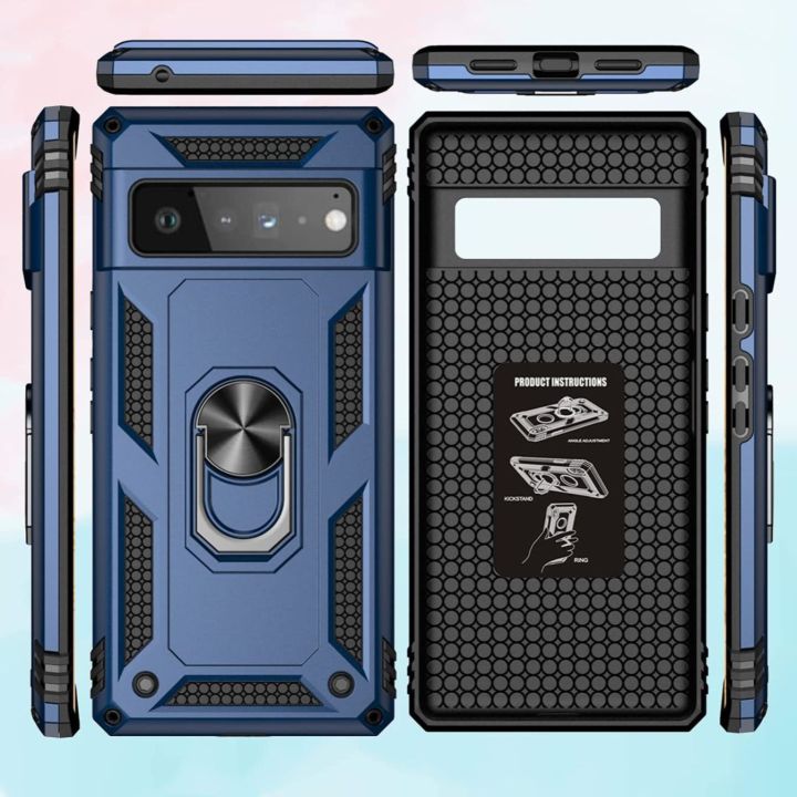 Google%20Pixel%206%20Pro%20Luxury%20Shock-Proof%20Armor%20Case%20Magnetic%20Car%20Ring%20Stand%20Cover%20Pixel%206%20Pro%20-%20Image%207