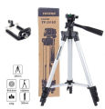 Universal Tripod Stand for Mobile Phones and Cameras with Mobile Phone Holder, 3.5 Feet Adjustable and Portable best for DSLR  Live Stream, and Vlogging  Model 3110 with Box and Free Bag. 