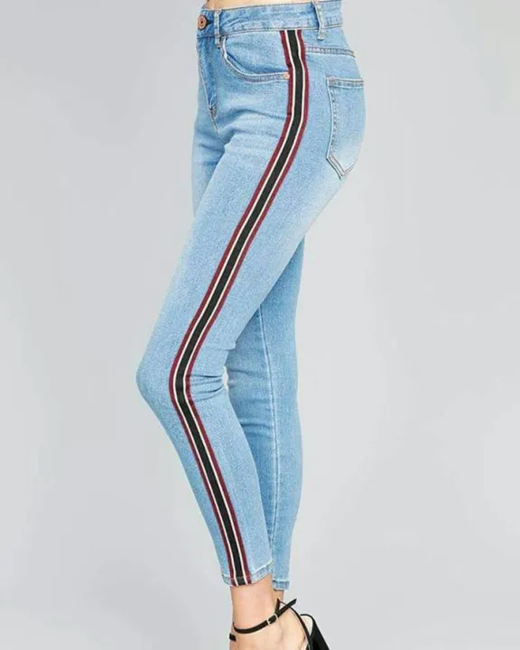 LIGHT%20BLUE%20MULTI%20STRIPES%20JEANS%20FOR%20HER%20-%20Image%202