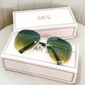 Fashion Gradient Sunglasses for Men Big Frame Pilot Sun Glasses Brand Design Anti-reflective Lunette De Soleil Homme Oculos. 