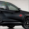 EARLFAMILY 13cm x 12.4cm for Ninja Akatsuki Sign Vinyl Car Stickers Laptop Windshield Car Door Scratch-proof Waterproof Decal. 