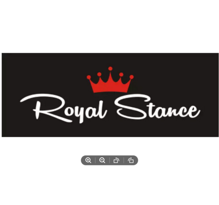 White Color Royal Stance King Crown Sticker Car Styling Vinyl Decal 30cm by 9.7cm Size With Pasting Tape High Quality Windshield Auto Home Decoration Laptop Sticker