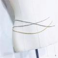 Ladies Crystal Diamond Belly Hip Low Waist Chain girl Rhinestones Belt Female Summer Beach Belts For Women. 