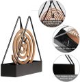 Iron Mosquito Coil Holder Triangular Shape Mosquito Repellent Incense Rack Anti-Scald Mosquito Coil Holder. 