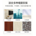 Bathroom stainless steel hole-free telescopic rod drying rack bathroom shower curtain rod door curtain rod curtain rod wardrobe pole. 