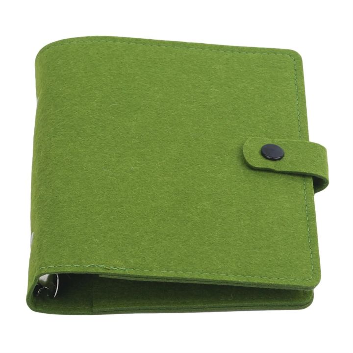 【Nice Day Toy Findings Store】（NEW）[HOT] 1Pc A5 A6 Spiral Travel Journal Notebook Cover Felt 6 Diary Planner Organizer School Office Supply
