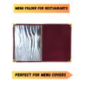 Restaurant Menu Folder | 100% Premium Quality Durable Stylish & Perfect for Showcasing Your Menu Elegantly | Octagon Traders. 