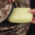 Portable Travel Soap Box, Travel Sealed Waterproof Soap Holder with Cover and Lock, Portable Dishes Soap Container Travel Home bathroom accessories. 