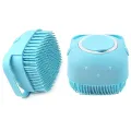 Silicone Bath Body Brush, Exfoliating Body Scrub Brush with Soap Dispenser, Ultra Soft Bath Sponge Shower Brush and Body Massager, Baby Shower Brush, Shampoo and Gel Dispenser. 