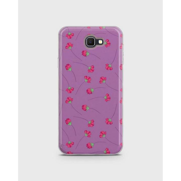 Samsung Galaxy J7 Prime Cover Case  Soft  Purple Style - 1Cover2186