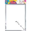 9.5" x 14" Formica Whiteboard - With Marker & Eraser  Premium Quality. 