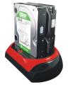 All In One HDD IDE SATA Docking Station - Red & Black. 