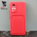 RAMEEZ MUNIR GONDAL for Vivo V21 Soft Silicone Back Cover With Card Holder And Camera Protection High-Quality Phone Case. 