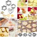 Pack of 12 Stainless Steel Cookies Cutter Set Fruit & Vegetable Shape Cutter for Decoration. 