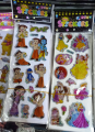 Pack of 10 Stickers Mix Design Cartoons Pictures for Kids. 