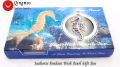 Qingmos Wish Pearl Chokers Necklace for Women with 13*39mm Seahorse Cage Love Pearl Holder Trendy Pendant Necklace Gift Box-3645. 
