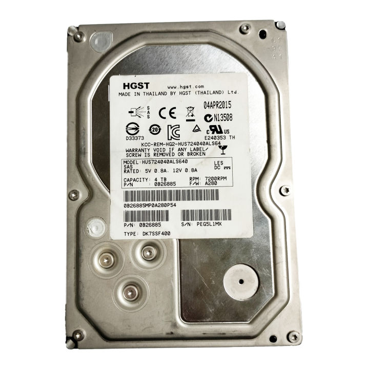 4 TB HGST Hard Disk For PC | Hard Disk Drive For PC 4 TB | 4TB HDD Drive For Desktop | Gaming Hard Disk 4 TB SAS Port
