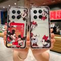 For Tecno Camon 30 Pro Premier Case Transparent Soft with Wallet Clip Cute Cartoon Lens Protection for Tecno Camon 30 Premier Pro Back Cover. 