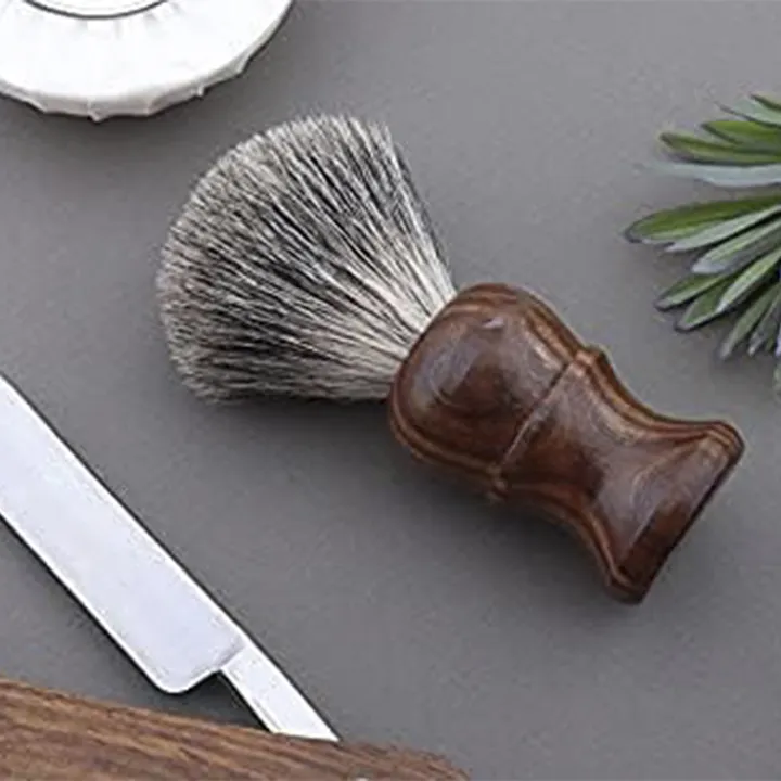 Shaving%20Brush%20Wooden%20Handle%20Barber%20Shave%20Badgers%20Hairs%20100%25%20Pure%20Bristle%20Men's%20Shaving%20Tool%20Men's%20Care%20Shaving%20And%20Grooming%20-%20Image%204