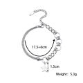 Designer Stainless Steel Jewellery – Five-Pointed Star Pendant Unisex Bracelet for Couples. 