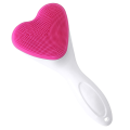 Love Cleansing Brush Heart Face Washing Exfoliator Scrubber Massaging Manual Cleaning Facial Silicone Miss. 