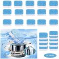 24 Pcs Antibacterial Washing Machine Deep Cleaning Tablets - Herbal Formula, Non-Corrosive, Disinfectant - Ideal for All Washing Machines. 