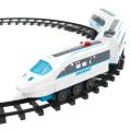 High Speed Small Metro Train Toy Set with Tracks, Lighting and Musical Fun Sounds for Kids. 