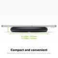 Mophie  Wireless Charging Base Black, MFI Certified, Up to 7.5W Qi Fast Wireless Charging, Robust Build, Compatible with the Apple iPhone X, iPhone 8 Series and Qi-Enabled Smartphones. 