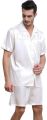(Customized) Storeify Silk Satin Pajamas Short Button-Down Nightwear for Men. 