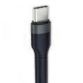 FASTER D4 Quick Charge Denim Braided 3-in-1 Data Cable. 