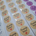 90 pcs set  "Thank You"  Sticker Labels for packing 1 inch sticker. 