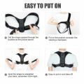 Best Energizing Adjustable Posture Support Brace Straight Strap for Men and Women – Genuine Corset Back Brace Therapy Back Belt - Adjustable Body Posture Corrector Belt - Straight Corrector Back Pain Relief Belt - Lumbar Shoulder Spine Back Support Fixer. 