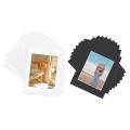 10Pcs Pre Cut Mat Board Show Kit Core Bevel Cut Mattes Display Picture Mats 11x14 for 8.5x11 Prints Presentation Materials. 