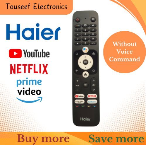 HAIER Candy Smart LCD LED TV Remote Control Without Voice Command