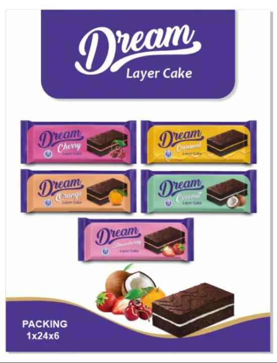 Shereen Asal Dream Layer Cake – Assorted Flavors (24 Pieces Pack ...