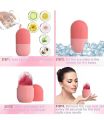 Silicon Ice Roller, Beauty Ice Cube Roller Massager for Face, Neck, Eyes & Cryotherapy, Ice Cube Roller Massager, Ice Roller For Face, Skin Care Tools for Collagen Regrowth, Tone Skin, Under Eye Dark Circle, Skin Strengthening, De-Puff The Eye Area. 
