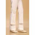 SELF PRINTED COTTON LAWN UNSTITCHED TROUSER FOR WOMEN GIRLS LADIES. 