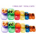21 Day Portion Control Containers 14pcs Food Storage Box Set for Balanced Diet and Weight Loss. 