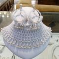 white necklace, jewellery set ,best gift  for girls. 