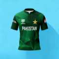 Pakistan Cricket Team Jersey for T20 World Cup 2024 - Official Replica Shirt With Name. 