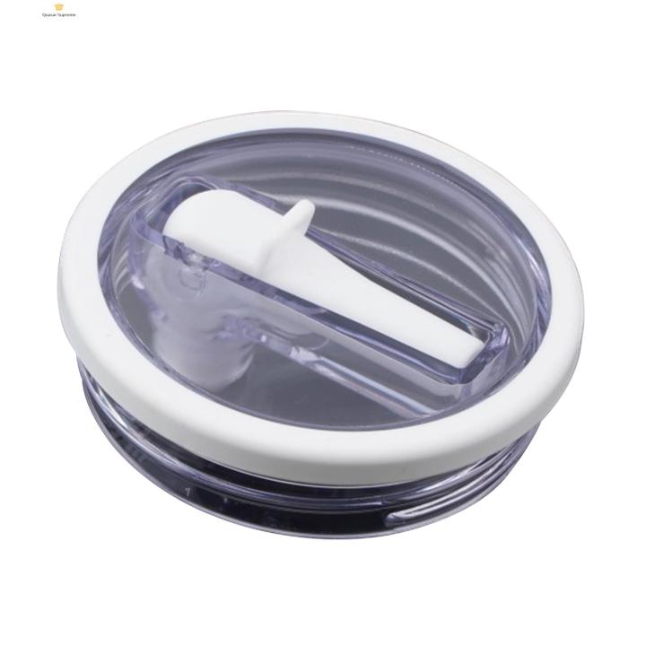 Quasar 40oz Cup Replacement Lid 40oz Tumbler Flip Straw Lid Replacement Leak-proof Splash Resistant Cover for Cup Bpa-free Glass Lid with Folding Straw Reusable Durable Reusable Flip Lid for Everyday Use
