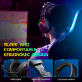 Somic G310 Wired Gaming Headset Rgb with Noise Reducing Microphone - Over the Ear Headphones for PC Gaming, Pubg Mobile, Laptop, Computer, PlayStation4, Xbox - 3.5mm + USB - By FunBug. 