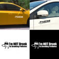 Funny Not Drunk I'm Avoiding Potholes Car Sticker Truck Body Window Bumper Decal. 