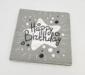 SILVER THEME HAPPY BIRTHDAY NAPKIN PACK OF 20 NAPKINS. 