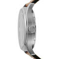 Fossil Forrester Brown Leather Strap Blue Dial Automatic Watch for Gents - ME3179. 